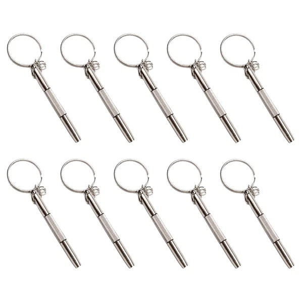 10 Pcs Repair Tool Set Screwdriver Mini Eyeglass Watch Kit Sunglasses Tools