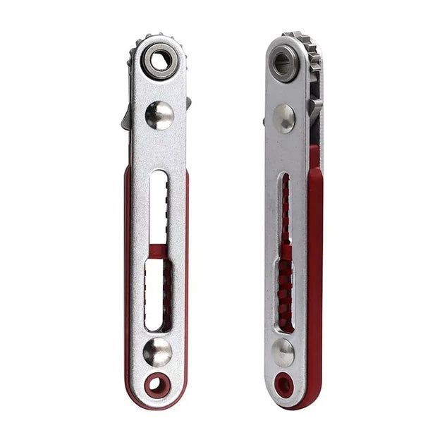Chrome Vanadium Steel 15 teeth Two-way Ratchet Wrench Screwdriver Set Drill Bit