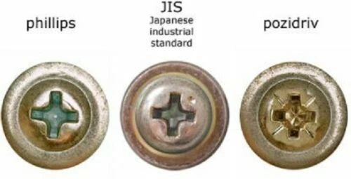 True JIS Metric Screwdriver #2 (Set of 4) Solid Tang Screw Driver Drivers BLEM