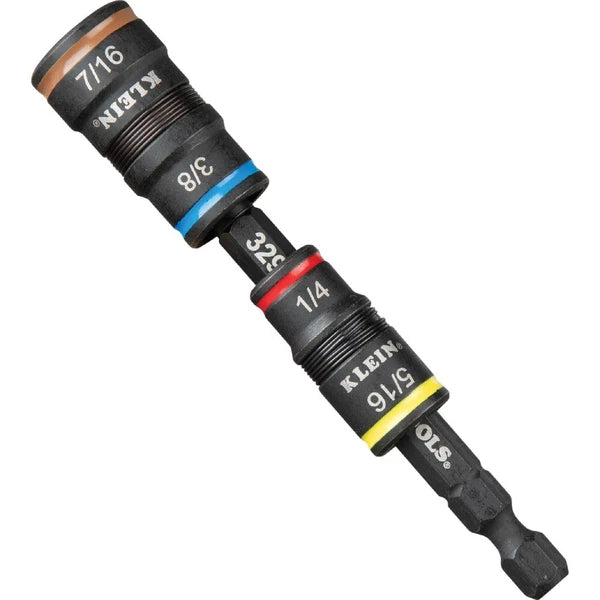 Klein Tools 85515HD Flip Socket, Mini Ratchet and Multi-Bit Driver Set, 3-Piece