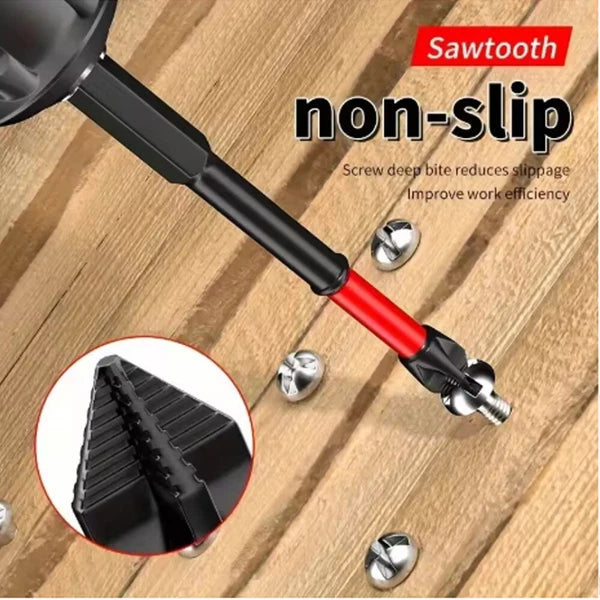 7PCS Magnetic Anti-Shock Batch Head High Hardness Non-slip Cross Screwdriver Nwv
