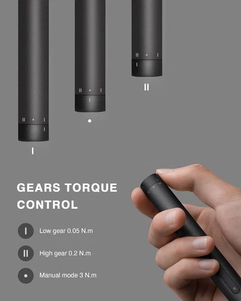 Xiaomi Rechargeable Magnetic Electric Precision Screwdriver Type-C Charging Gray