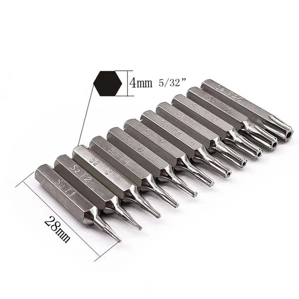 Torx  micro Bit Set T1 T2T3 T4 T5 T6 T8H T9H T10H T15H T20H for cellphone repair