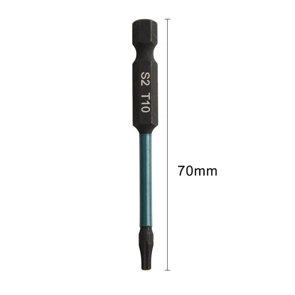 Magnetic Bit Set of 10 Pieces for Repairing Cars and Electronics Tools