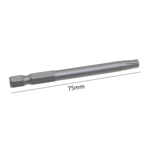 50Pcs Extra Long Security Bits Hex Star Torx Spline Flat Screwdriver Bit Set