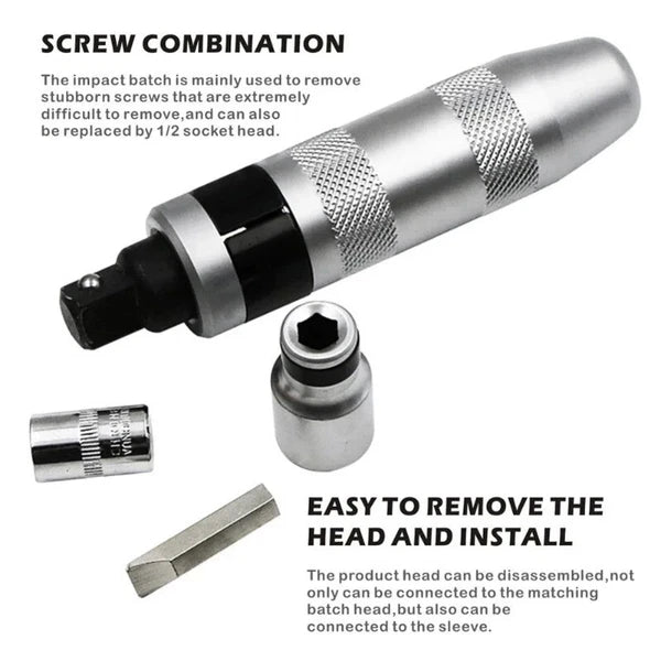 Powerful Rusty Dead Screw Impact Screwdriver Broken Head Screw Remover